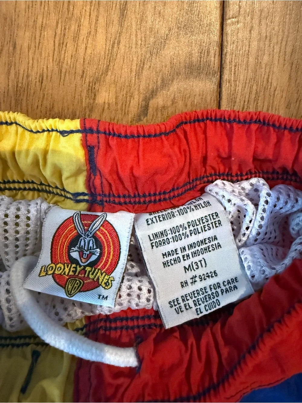 Vintage Looney Tunes Taz Swim Shorts